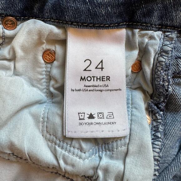 MOTHER Jeans The Looker 'Groovin' Wash Skinny Jeans Size 24 - Picture 5 of 10